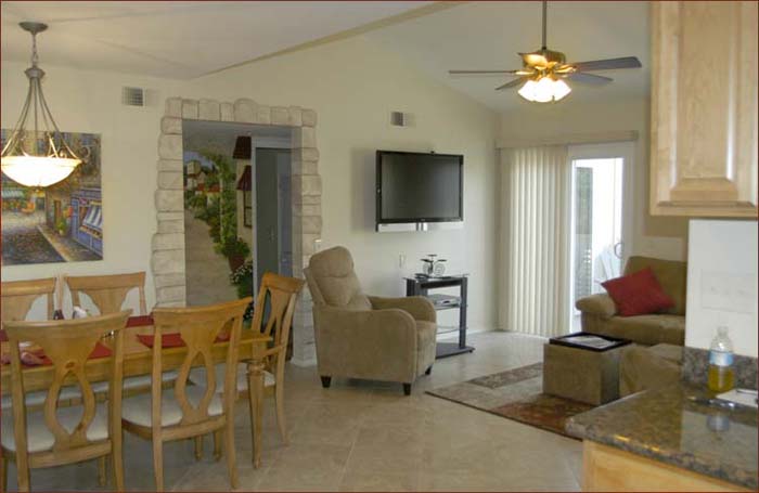 Click here to see our 2 bedroom luxury condo for rent in the same complex!